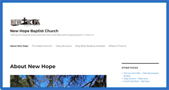 Desktop Screenshot of mynewhopebc.com